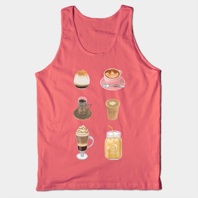 Coffee Tank Top by Petras